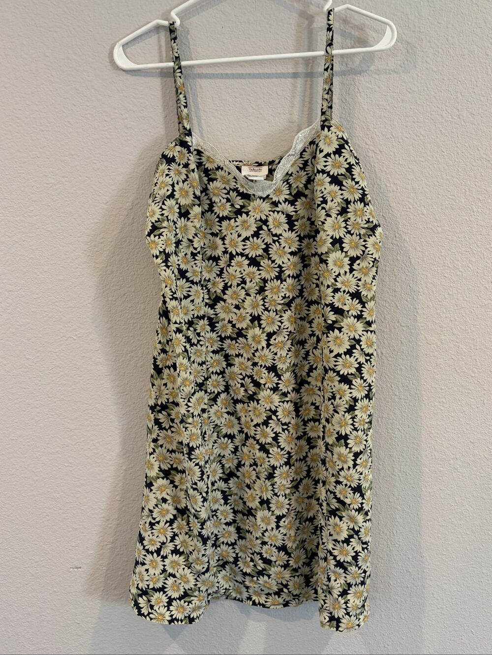 NEW Talbots Vintage Womens Sunflower Mini Sleeveless Sun Summer Dress Size Large